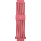 Rosa flettet klokkereim for Xplora X6Play. Laget i slitesterkt og behagelig materiale med en trygg og justerbar passform.