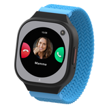 Xplora GPs klocka för barn X6Pro med bekvämt blått armband – perfekt för aktiv lek
