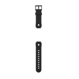 Et svart armband för xplora klocka