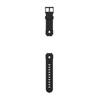 Et svart armband för xplora klocka