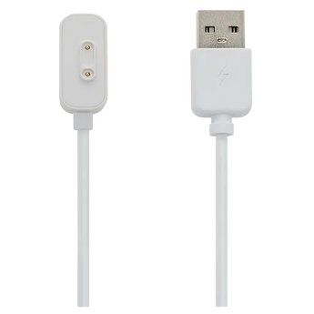 Vit USB-laddkabel med magnetkontakt för Xplora-klockor.
