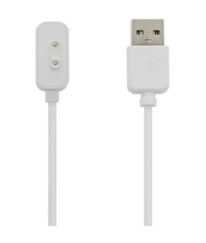 Vit USB-laddkabel med magnetkontakt för Xplora-klockor.