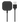 Svart magnetisk laddare med USB-kontakt för Xplora X6 Play. Visar laddplattan med två guldkontakter och en USB-A-kontakt för enkel anslutning.