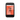 Minimalistisk röd låsskärm på XploraOne barntelefon.