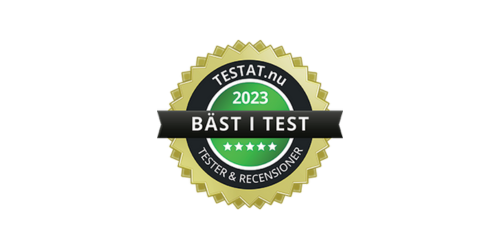 Logo Testat.nu bäst i test 2023