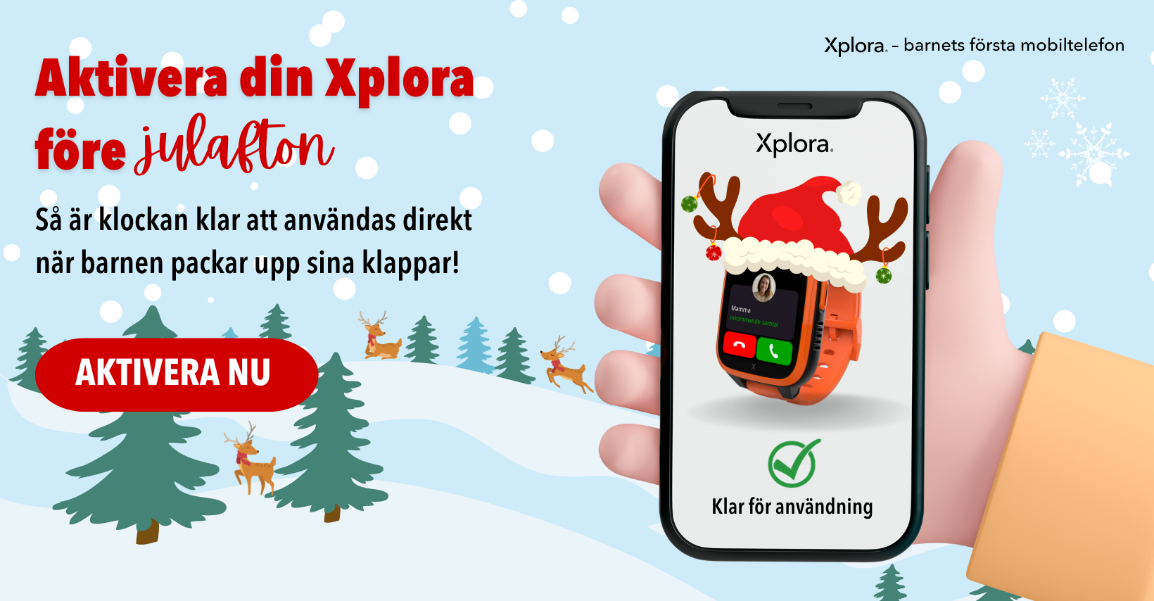 Aktivera din Xplora och gör Julaftonen fantastisk i 3 enkla och effektiva eteg